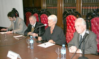 Leandro Martínez, Francisco Delich, Mónica Pinto y Eugenio Bulygin