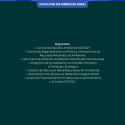 1era Jornada: Actualidad jurídica y política de la Gobernanza Climática