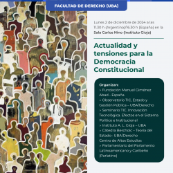 Actualidad y tensiones para la Democracia Constitucional