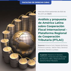 Análisis y propuesta de América Latina sobre Cooperación Fiscal Internacional - Plataforma Regional de Cooperación Tributaria (PTLAC)