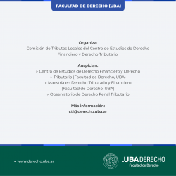 Ciclo de Disertaciones sobre Tributación Local. Procedimiento Tributario Local