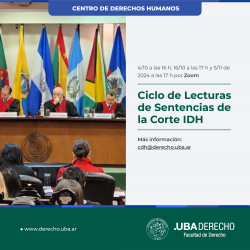 Ciclo de Lecturas de Sentencias de la Corte IDH