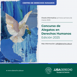 Concurso de Alegatos en Derechos Humanos Edición 2025