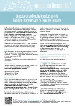 Concurso De Audiencias Temáticas Ante La Comisión Interamericana De ...