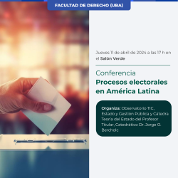 Conferencia "Procesos electorales en América Latina"