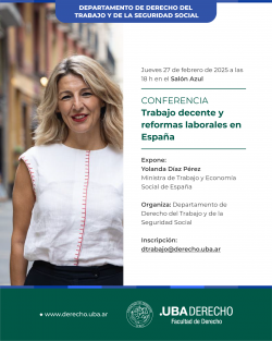 Conferencia "Trabajo decente y reformas laborales en España"