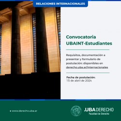 Convocatoria UBAINT - Estudiantes