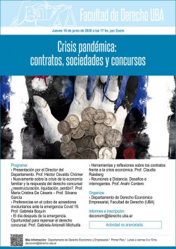 Crisis pandémica: contratos, sociedades y concursos