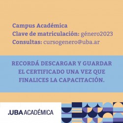 Curso de género para estudiantes de la UBA