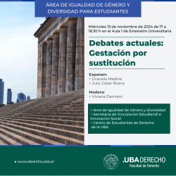 Debates actuales: Gestación por sustitución