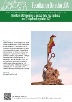 El delito de alta traición en la antigua Roma y su incidencia en el Código Penal español de 1822