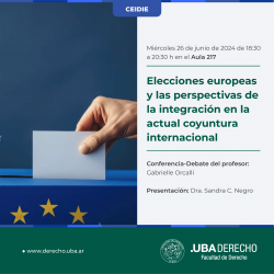 Elecciones europeas y las perspectivas de la integración en la actual coyuntura internacional