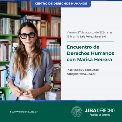 Encuentro de Derechos Humanos con Marisa Herrera