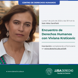 Encuentro de Derechos Humanos con Viviana Krsticevic