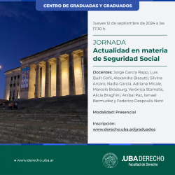 Jornada "Actualidad en materia de Seguridad Social"