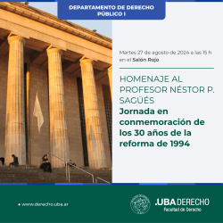 Jornada en conmemoración de los 30 años de la reforma de 1994