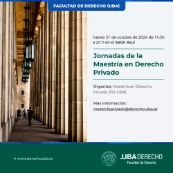 Jornadas de la Maestría en Derecho Privado