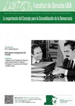 La experiencia del Consejo para la Consolidación de la Democracia