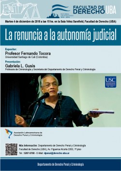 La Renuncia A La Autonomía Judicial | Facultad De Derecho - Universidad ...