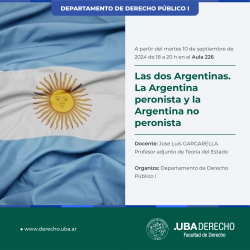 Las dos Argentinas. La Argentina peronista y la Argentina no peronista