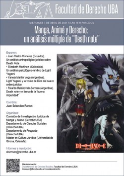 Manga, Animé y Derecho: un análisis múltiple de "<i>Death note</i>" 