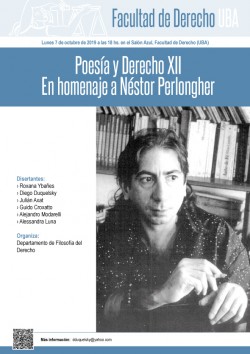 Poesía y Derecho XII - En homenaje a Néstor Perlongher 