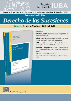 Presentación de libro <i>Derecho de las Sucesiones</i>