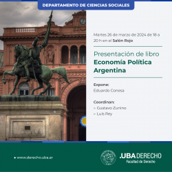 Presentación de libro <i>Economía Política Argentina</i>