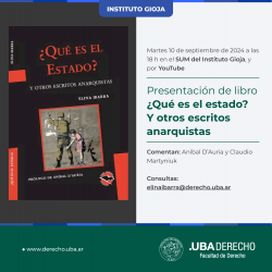 Presentación de libro <i>¿Qué es el estado? Y otros escritos anarquistas</i>