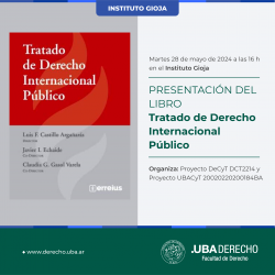 Presentación del libro <i>Tratado de Derecho Internacional Público</i>
