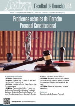 Problemas actuales del Derecho Procesal Constitucional