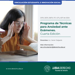 Programa de Técnicas para Ansiedad ante Exámenes - Cuarta Edición