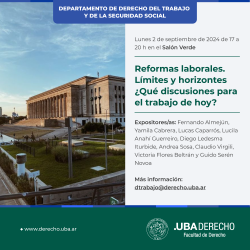 Reformas laborales. Límites y horizontes ¿Qué discusiones para el trabajo de hoy?