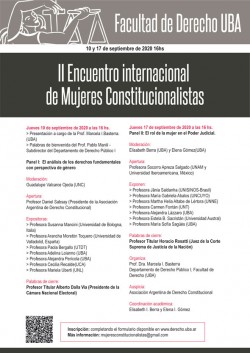 Segundo encuentro internacional de Mujeres Constitucionalistas