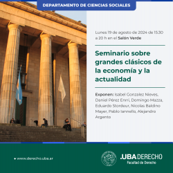 Seminario sobre grandes clásicos de la economía y la actualidad