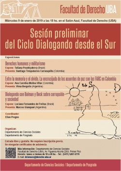 Sesión preliminar del Ciclo Dialogando desde el Sur