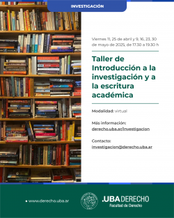 Taller de Introducción a la investigación y a la escritura académica