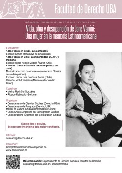 Vida, obra y desaparición de Jane Vanini: Una mujer en la memoria Latinoamericana
