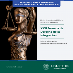 XXXI Jornada de Derecho de la Integración