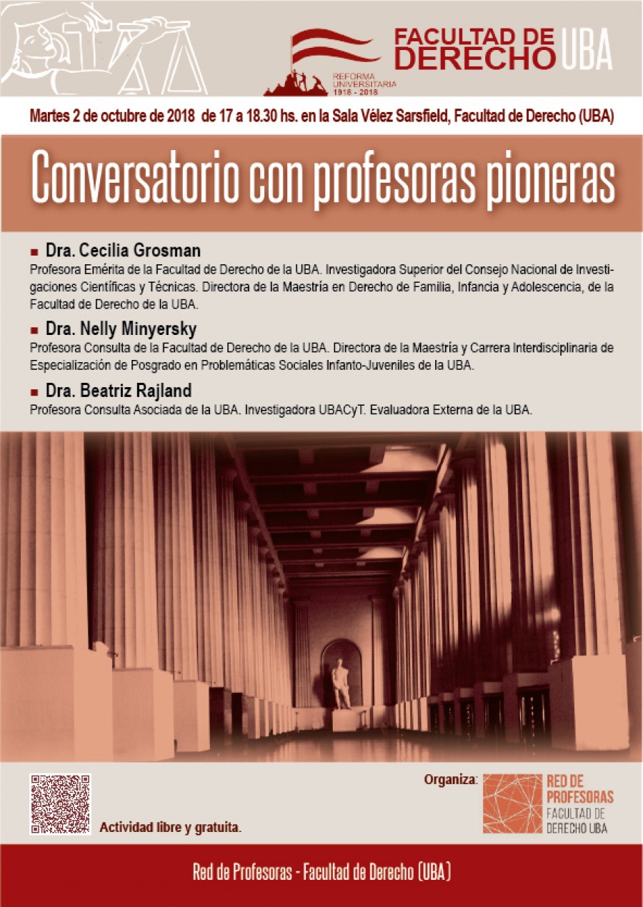 Conversatorio Con Profesoras Pioneras | Facultad De Derecho ...