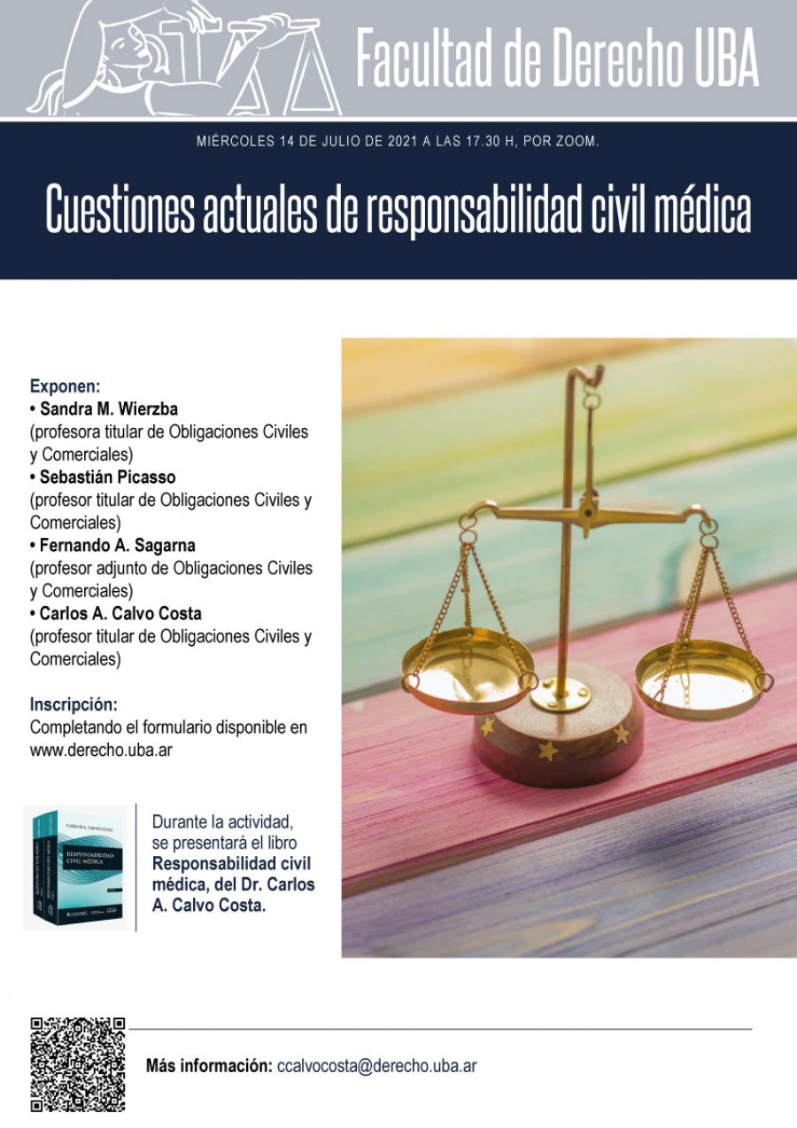 Cuestiones actuales de responsabilidad civil médica Facultad de