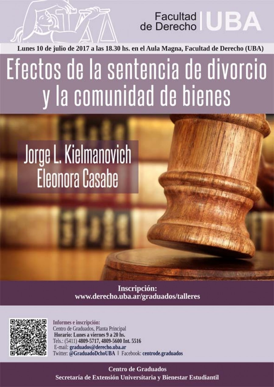 Efectos De La Sentencia De Divorcio Y La Comunidad De Bienes | Facultad ...