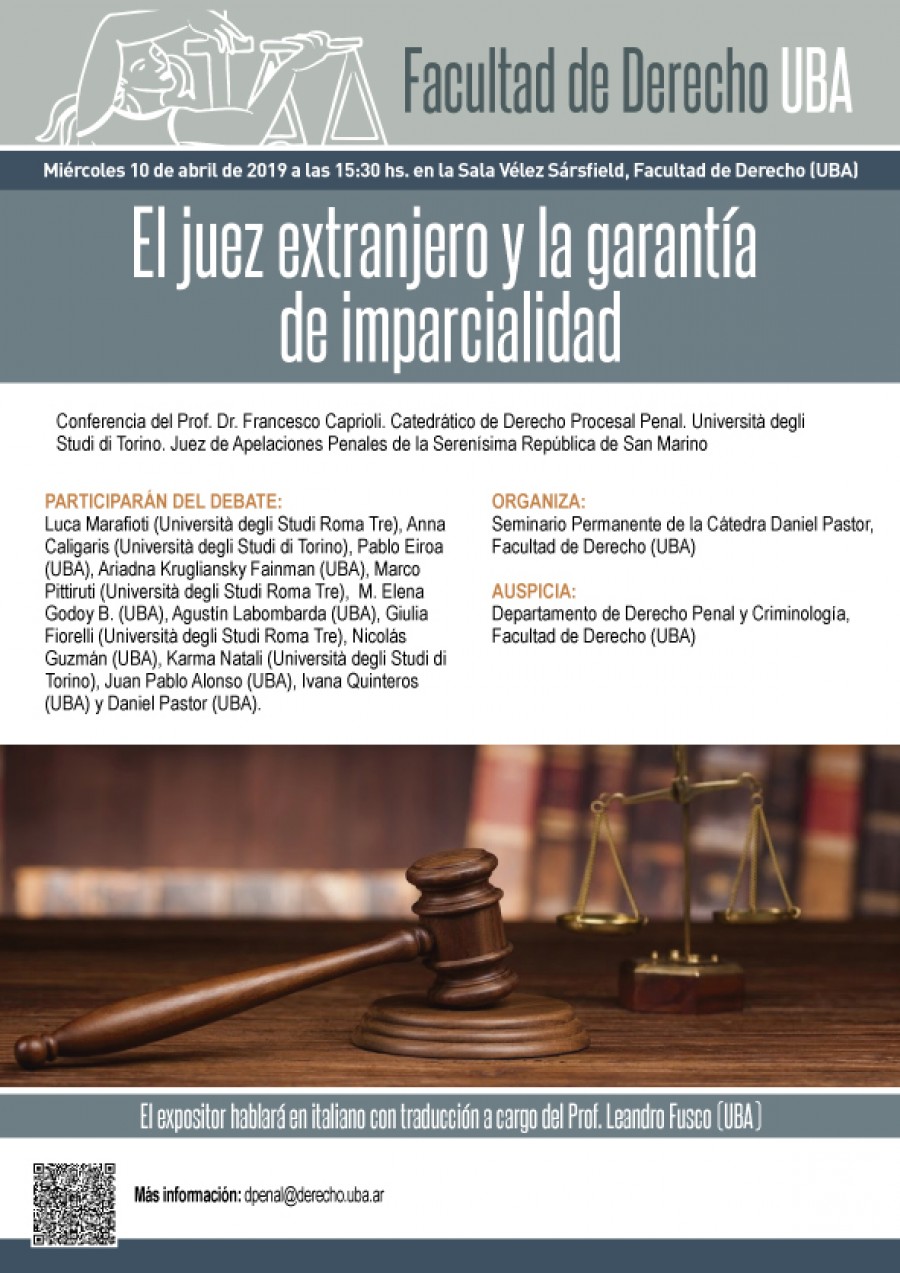 El Juez Extranjero Y La Garantía De Imparcialidad | Facultad De Derecho ...