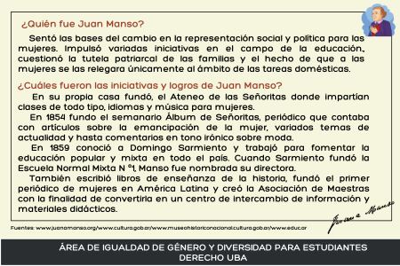 26 de junio - Natalicio de Juana Manso: La primera voz a favor de la Mujer en el Siglo XIX