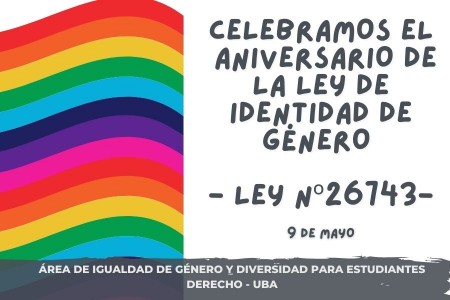 Aniversario de la Ley de Identidad de Género - Ley Nº26743