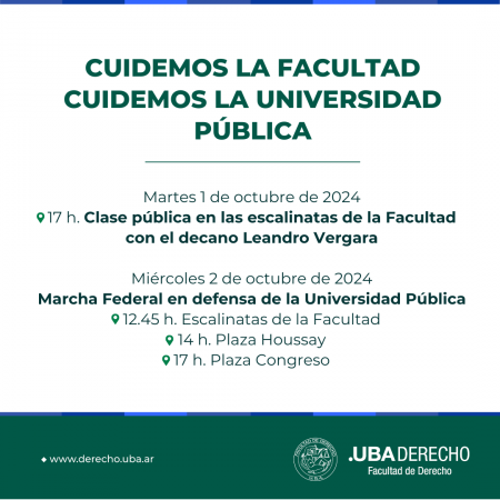 Cuidemos la Facultad. Cuidemos la Universidad Pblica