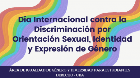 Día Internacional contra la Discriminación por Orientación Sexual, Identidad y Expresión de Género