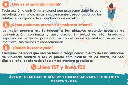  Día internacional de la lucha contra el maltrato infantil