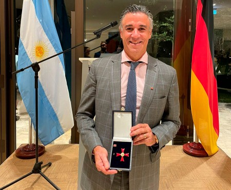 El profesor Daniel Rafecas fue condecorado con la Orden de Mérito de la República Federal de Alemania