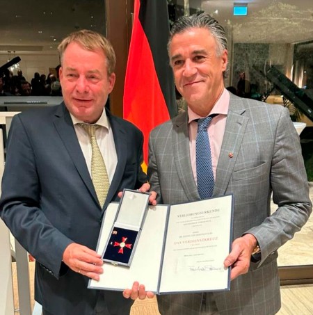 El profesor Daniel Rafecas fue condecorado con la Orden de Mérito de la República Federal de Alemania